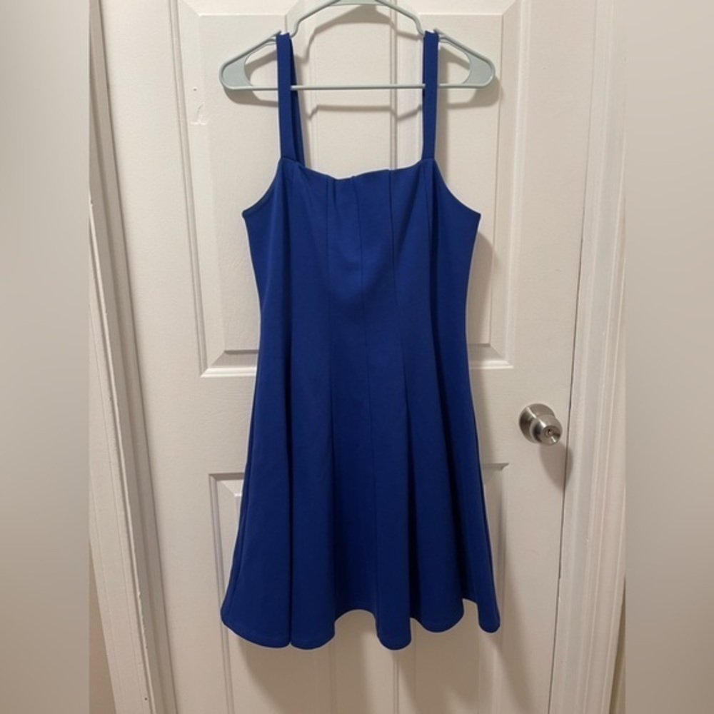 Women’s NWT Anthropologie Blue A-Line Dress Size Large
